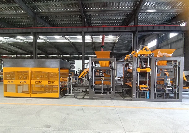 ZC सीरीज के एक पैलेट पर कितने कंक्रीट ब्लॉक होते हैं?